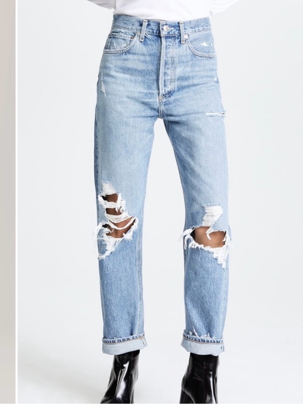 Agolde 90’s Jean Straight Leg Loose Fit Jean Size 25